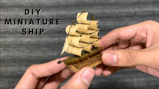 Making a Simplistic Miniature Ship