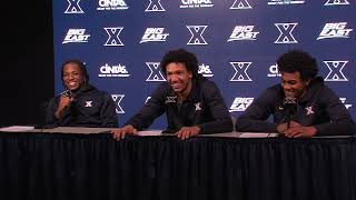 PRESS CONFERENCE | Quincy Olivari, Desmond Claude, Dayvion McKnight (1-31-2024)