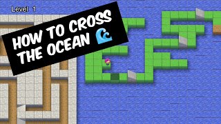 Level 1 - 👉 FREE LEVEL 😃 👉 Crossing the Ocean 🌊 VIM-Adventures