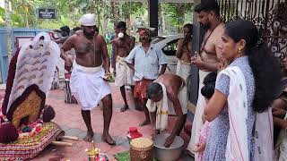 ശ്രീചക്രവാസിനി ദേവീ രാമപുരത്തമ്മ വീട്ടിൽ പറ സ്വീകരിക്കാൻ വന്നപ്പോൾ |ഭഗവതിപറ| #onattukara