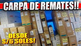 REMATE de ROPA, ZAPATILLAS y TV'S en CARPA de REMATES CALETA! | Santo Brasa