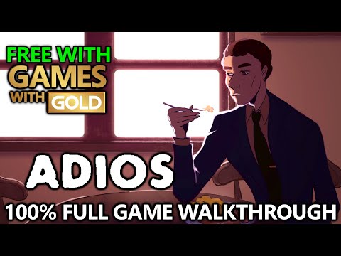 Adios - 100% Full Game Walkthrough - All Achievements (Games with Gold) - Easy 1000 Gamerscore