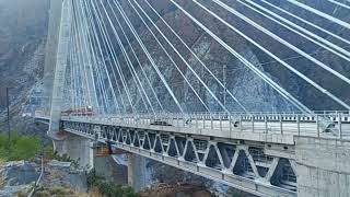 History Created 🔥Vande Bharat Crossing India's First Cable Stayed Bridge \