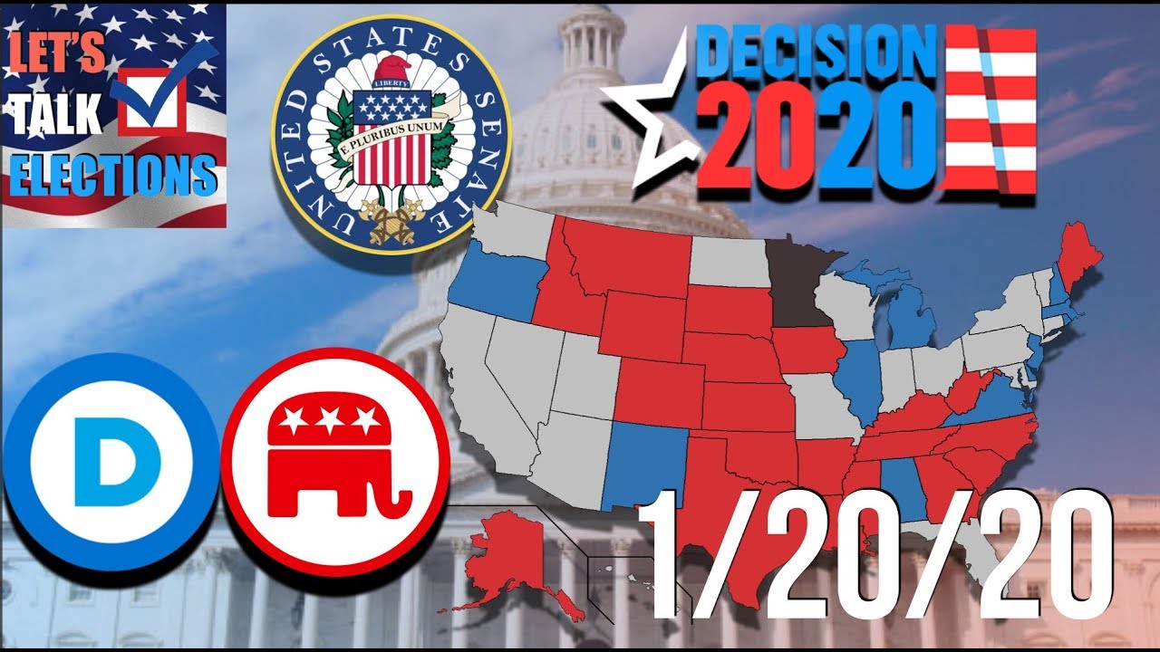 The 2020 Senate Elections As Of January 20th, 2020 - YouTube