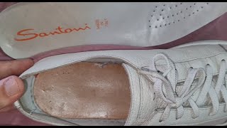 Santoni shoes how to spot original. How to avoid fake Santoni sneakers