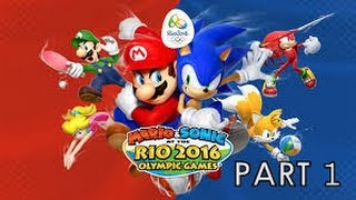 Mario & Sonic At The Rio 2016 Olympic Games - Wii U Gameplay (Part 1)