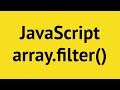 JavaScript Array Filter
