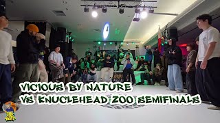 VICIOUS BY NATURE VS KNUCLEHEAD ZOO-SKILLZ TALK 2025 BY ROCK FORCE-CREW SEMIFINALS