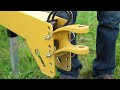 how to set up for the field with vermeer carted wheel rakes