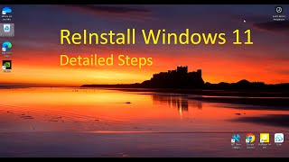 Detailed steps to reinstall Windows 11 (24H2) included motherboard driver installation