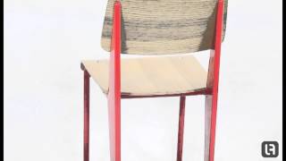 Jean Prouve Standard Chair Red