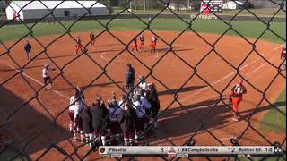 Campbellsville softball vs. Pikeville (Four walk off home runs)