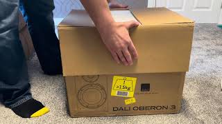 Amazing Dali Oberon 3 unboxing and sound test on Denon DRA 100 flac music  4k hdr see decription