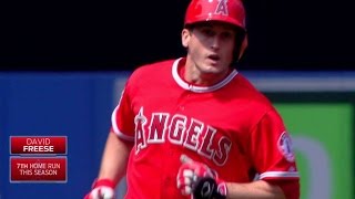 LAA@TOR: Freese ties the game with a solo home run