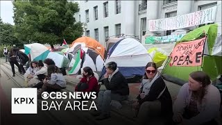 Pro-Palestinian protesters settle in for long haul at UC Berkeley encampment
