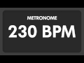 230 bpm metronome