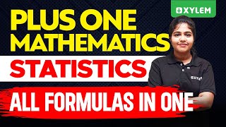 Plus One Maths - Statistics - All Formulas in One | Xylem Plus One