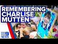 Hundreds pay tribute at vigil held for Charlise Mutten | 9 News Australia