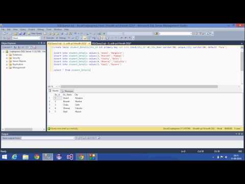 5.SQL Server Tutorial - Hindi(Unique,Check,Default constraints) 5.SQL Server Tutorial - Hindi(Unique,Check,Default constraints)