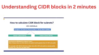 Understanding CIDR blocks in 2 minutes