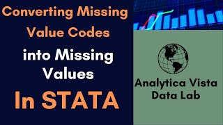 27. How to convert missing value codes to missing values in Stata