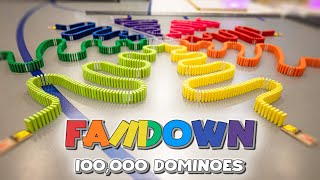 100,000 Dominoes - FALLDOWN: Color Fest