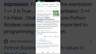 Python Basics in Tamil (Boolean Data types)