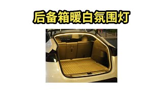 2023.9.20 特斯拉后备箱暖白氛围灯【modelY】