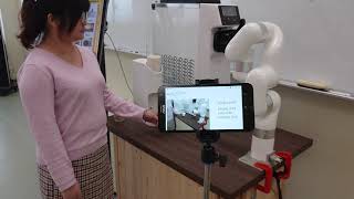 Vision AI : 機械手臂整合手機的邊緣運算 Edge computing in mobile phone with robot arm