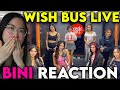 NON KPOP FAN REACTS to *ALL* BINI LIVE on Wish Bus (I Feel Good, Strings, Karera, Huwag~,Golden~)