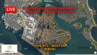 🔴 LIVE: (BOS) Boston Logan International Airport - ATC tower audio, Flightradar24 and AirNav.Radar