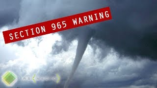 The Section 965 transition tax tornado - the unintended consequences