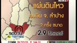 เกิดเหตุแผ่นดินไหว อ.เถิน จ.ลำปาง ขนาด 2.9 ริกเตอร์