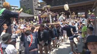 令和６年　川崎市＜若宮八幡宮＞夏祭り　第40回・神輿連合渡御＝お山入り（川崎大師平間寺）