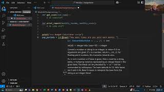 Python Programming - Module 2 Assignment - Coding a Budget Calculator - Spring 2025