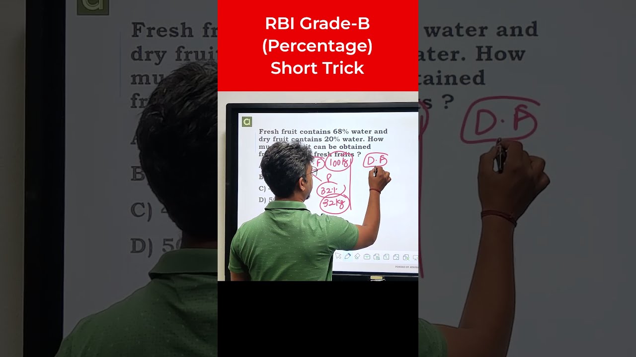 RBI Grade B: Mastering Percentage Calculations With Short Tricks ...