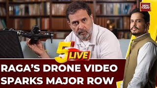 Five Live With Shiv Aroor: Rahul's Chinese Drone Video Sparks Backlash From Indian Drone Industry