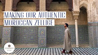 The process of making our authentic Moroccan Zellige Tile Film
