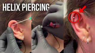 The most popular ear piercing | Helix piercing #piercing #earpiercing #helixpiercing