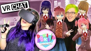 Doki Doki Literature Club in VR!! | VRChat Funny Moments (w/ Bijuu Mike)
