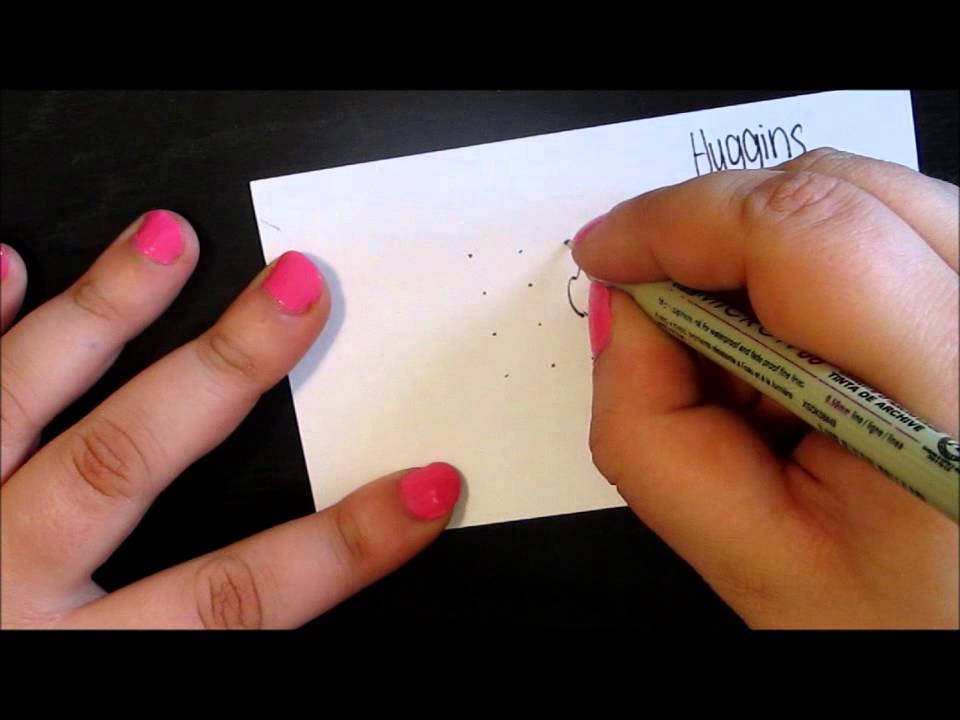 Tangle Tutorial Huggins Youtube