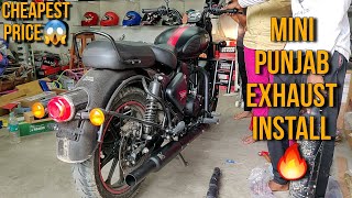 New Classic 350 Mini Punjab \u0026 Long Punjab Exhaust Note | Loudest Exhaust For Classic 350 Reborn BS6