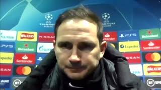 Lampard "Happy" With 1-1 Draw Against FK Krasnodar In Champions League