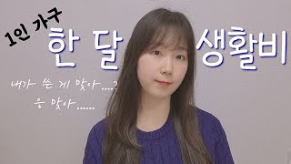 20대 1인가구 한 달 생활비ㅣ돈이 다 어디로 간거야..?