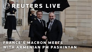 LIVE: France's Macron meets Armenian PM Pashinyan for a bilateral meeting