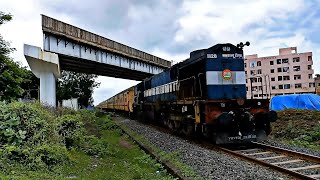 11087 Veraval - Pune Express With Vatva WDM3D 11128 Speedy Moving Navagadh