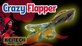 Keitech Crazy Flapper. A killer Texas rig bait by Keitech