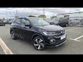 Volkswagen T-Cross R-Line 1.0 TSI Deep Black Pearl New Car | Wrexham Volkswagen