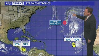 Monday tropical update: Wanda moving in the Atlantic