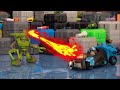 ready2robot slime battle show down mongo vs. tank official action figure play video